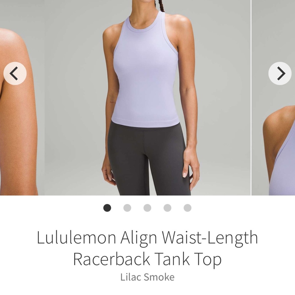 Lululemon Align Waist-Length Racerback Tank Top
